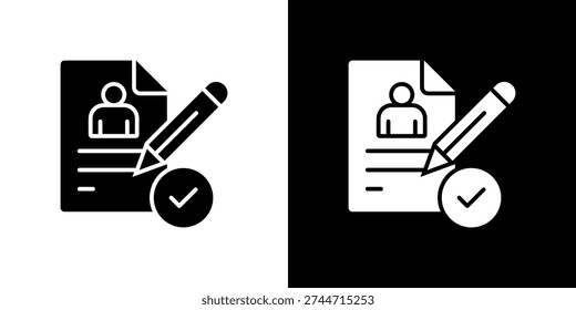 Enrollment Icon Sheet Black And White