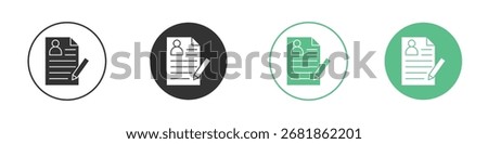Enrollment icon for your website, mobile, presentation, and logo designs.