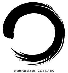 Enso Zen Circle Art Brush Stroke Vector Design Illustration Icon