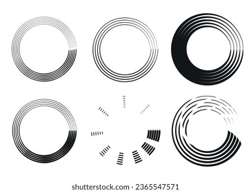 Enso zen stroke circle japanese brush symbol vector illustration.