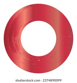 Enso zen stroke colorful circle japanese brush symbol vector illustration.