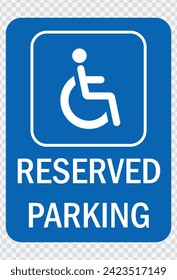 "Ensure accessibility with our disabled Parking Signs – Reserved spaces for disabled persons, including wheelchair parking. Clear communication in urban settings."