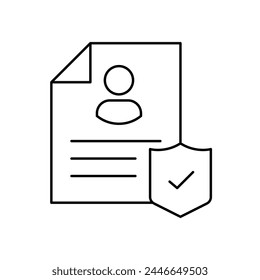 Ensure data privacy with the data privacy icon, implementing policies and technologies to safeguard personal and sensitive information from unauthorized access and misuse.