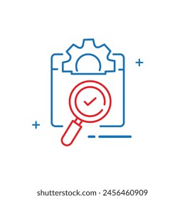 Ensuring Product Quality And Quality Assurance Vector Icon Design