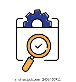 Garantizar La Calidad Del Producto Y El Control De Calidad Diseño De Iconos De Vector