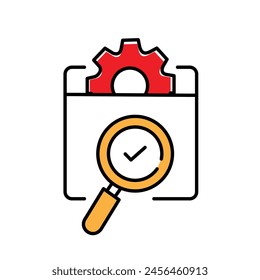 Ensuring Product Quality And Quality Assurance Vector Icon Design