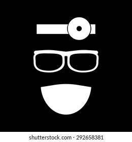 ENT doctor vector icon