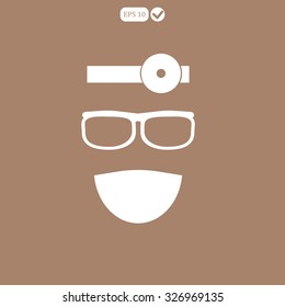 ENT doctor vector icon