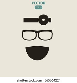 ENT doctor vector icon