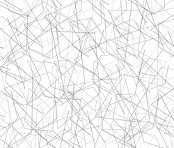 Entangled texture of thin lines. Abstract monochrome background
