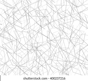 Entangled texture thin lines  Abstract monochrome background
