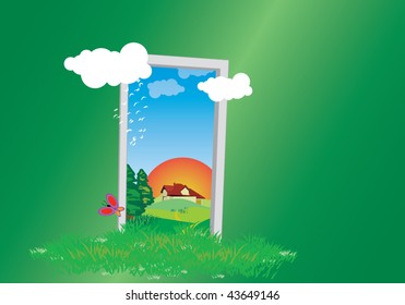 Enter to carton world