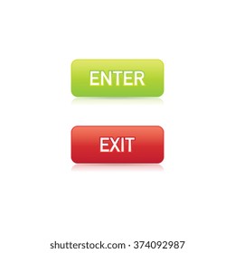 Enter And Exit Buttons