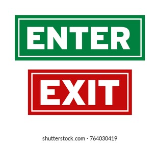 74,716 Enter exit Images, Stock Photos & Vectors | Shutterstock