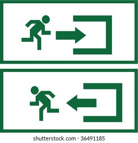 Enter And Exit Signs