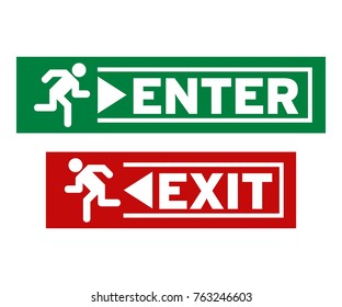 Enter and Exit Symbol