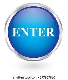 enter glossy icon 