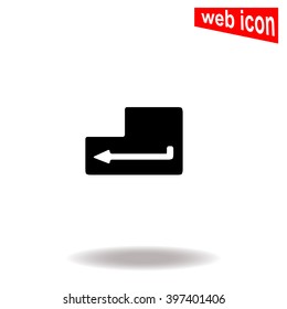Enter icon.