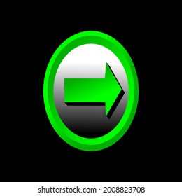 enter icon or button vector