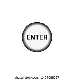 ENTER icon. Enter button. Vector illustration. EPS 10.