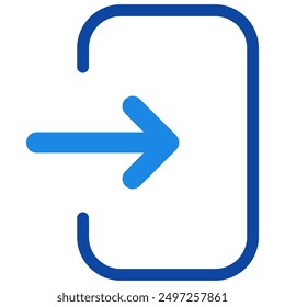 Symbol mit flachem Stil eingeben