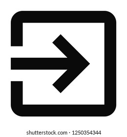 Enter icon vector