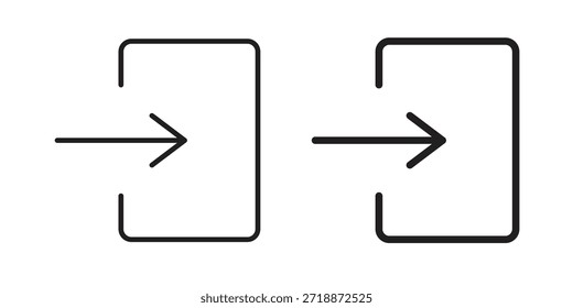 Digitar os vetores de sinais de ícones. adequado para web, app, infográfico, etc