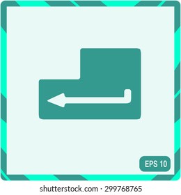 enter key of keyboard icon