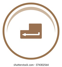 Enter key of keyboard vector icon.