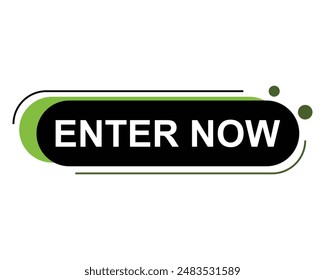 enter now button vectors sign for web 