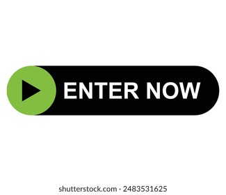 enter now button vectors sign for web 
