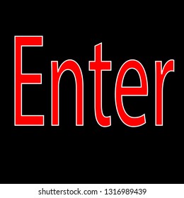 Enter on the black