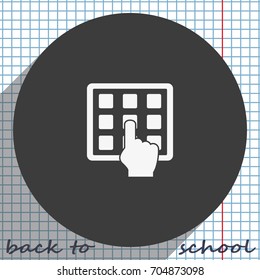 Enter pin code icon.