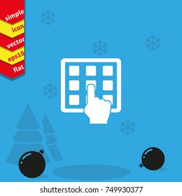 Enter pin code icon.