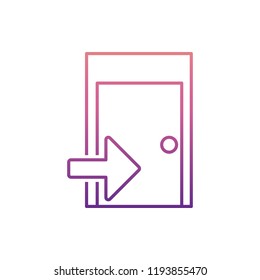 enter sign icon in nolan style. One of Web collection icon can be used for UI, UX