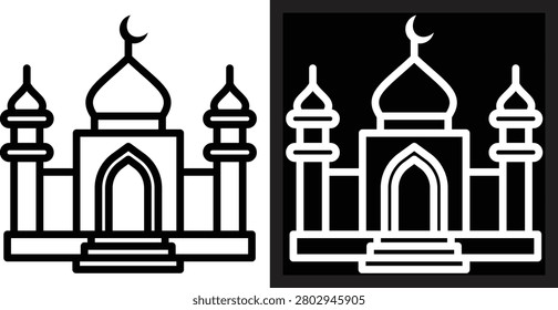 enter Two-tone version in black and white background