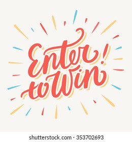 Enter to win! - Shutterstock ID 353702693
