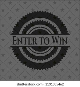 Enter to Win dark badge