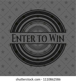  Enter to Win dark emblem