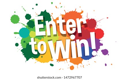 Enter to win on color splashes