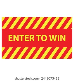 Enter to win on different background