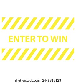 Enter to win on different background