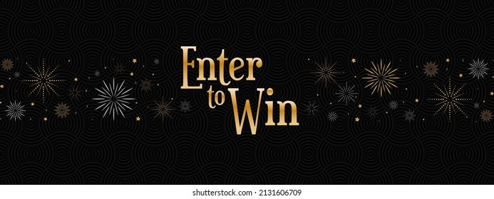 entrada para ganar signo en fondo blanco