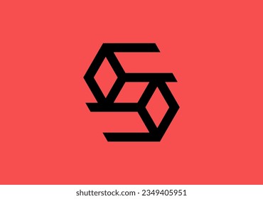 Enter the world of exchange with our logo, featuring a captivating cube design intertwined with the letter S