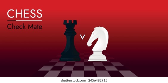 Enter the world of intellect and strategy with this captivating chess vector banner, where every move carries weight and every decision shapes the outcome. 