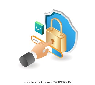 Entering the account security password