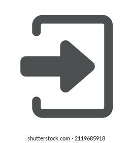 Entering Icon Export Mode logging in to systems in the icon finder. Icon on white background