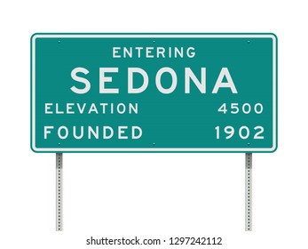 Entering Sedona road sign