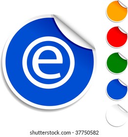 Icono de hoja de entrada. Ilustración vectorial.