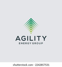 Enterprise Agility With Energy Group Symbol Illustration